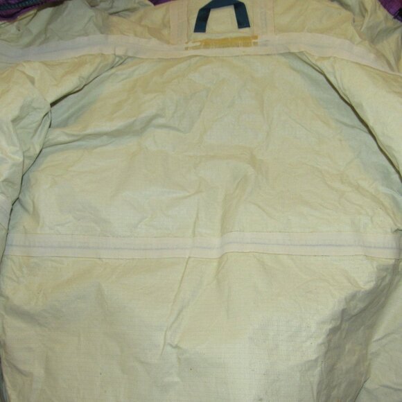 Vintage 90s PATAGONIA 86161 Seam Sealed Teal Green Hooded Rain Jacket sz XL/XXL - Picture 5 of 8